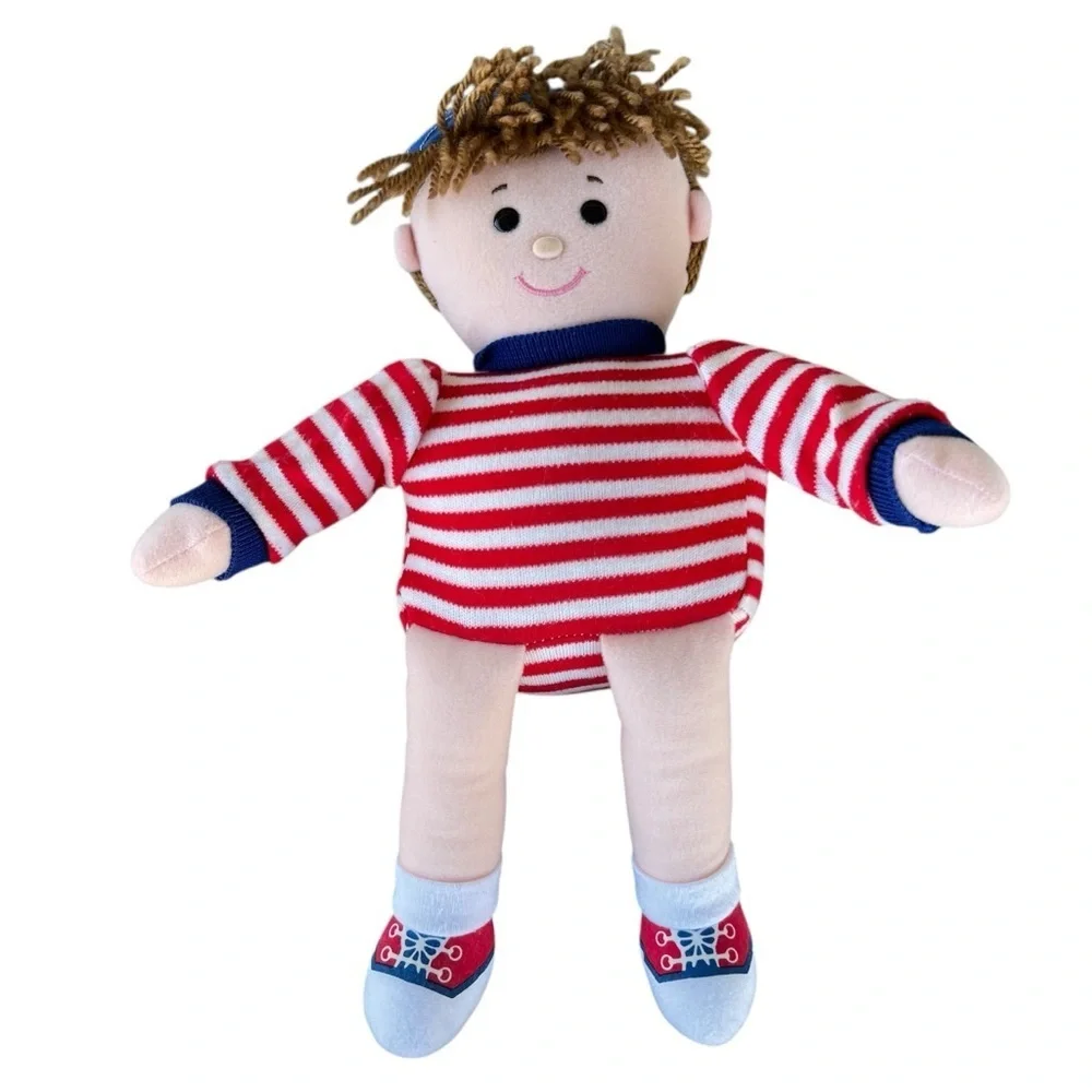 Vintage Oshkosh Eden Boy Plush Doll 14”